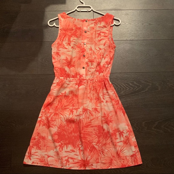 Mango pink floral A line dress, size 2 - Picture 5 of 8